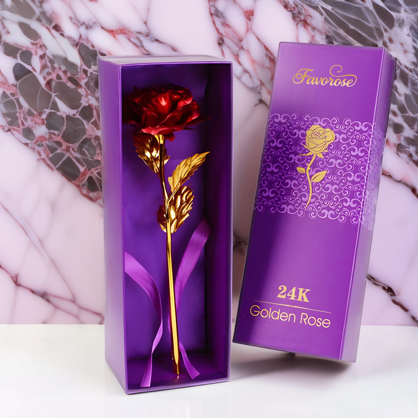 Flower Eternal Foil Plated 24K Gold Rose