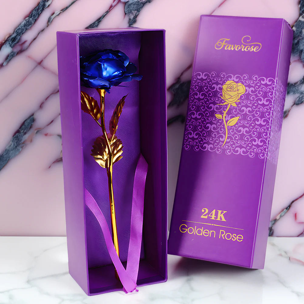 Flower Eternal Foil Plated 24K Gold Rose