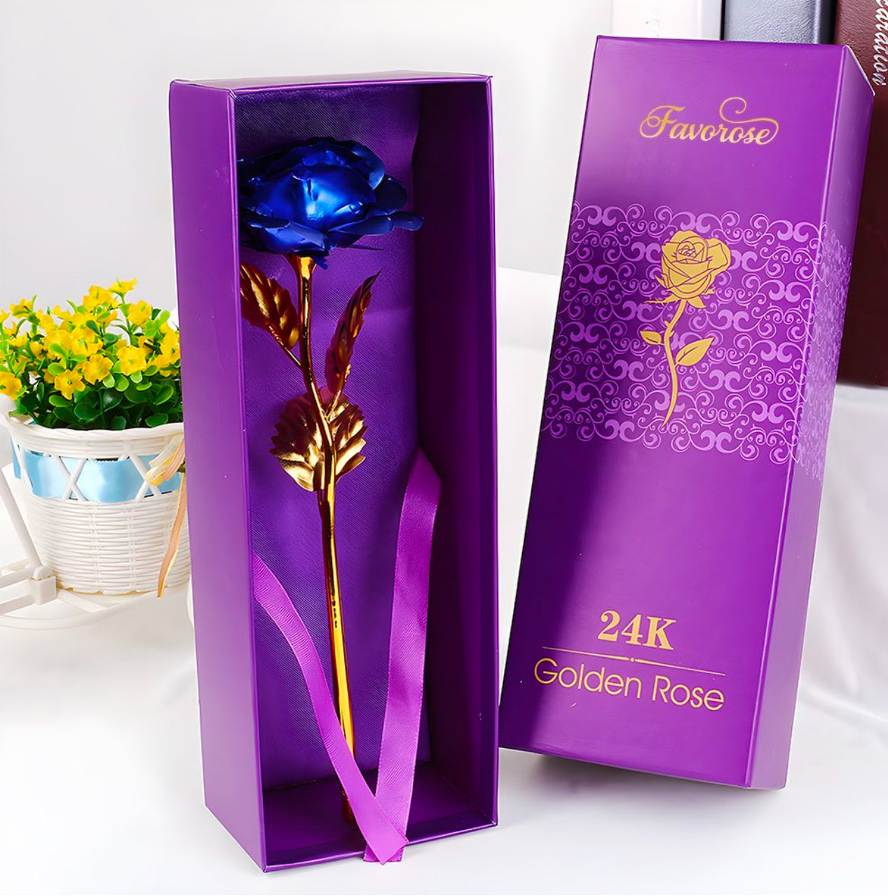 Flower Eternal Foil Plated 24K Gold Rose