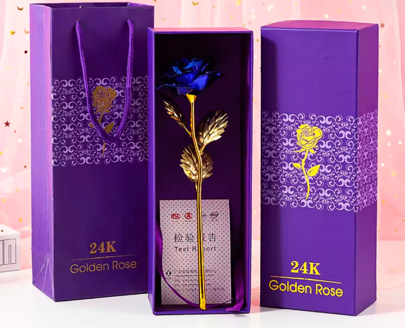 Flower Eternal Foil Plated 24K Gold Rose