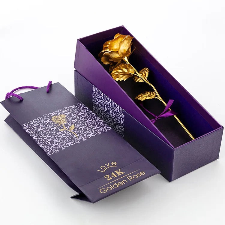 Flower Eternal Foil Plated 24K Gold Rose