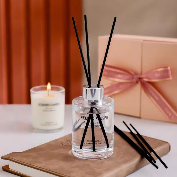 Luxury Gift Box Set Roses, Scented Candle and Diffuser Set