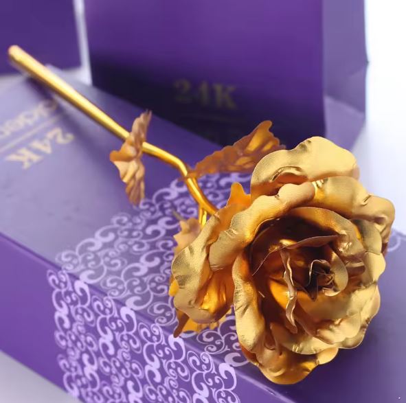 Flower Eternal Foil Plated 24K Gold Rose