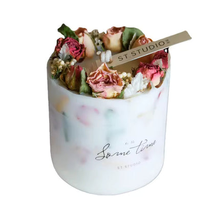 Dried Flower Scented Candle Gift set