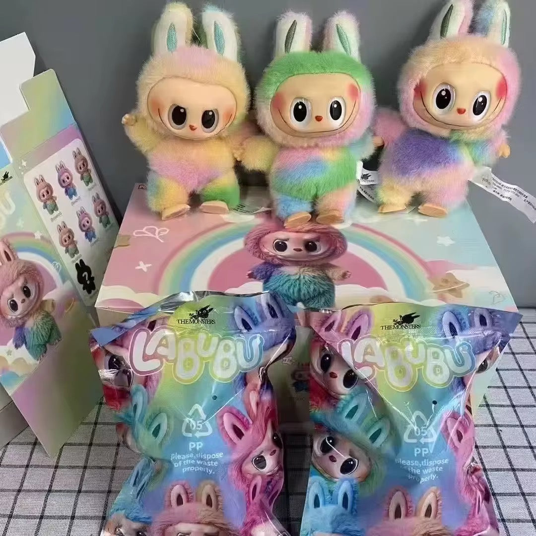 🌈 Labubu Rainbow Plush Doll