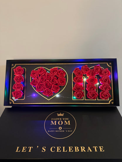 Deluxe Gift Box For Mom (Red Roses)