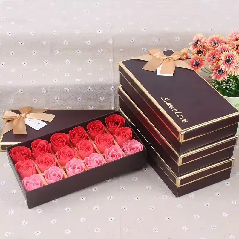 Rose Soap Set Gift Box