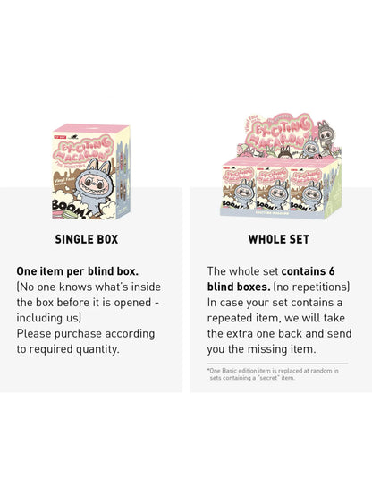 Labubu “Exciting Macaron” Blind Box Keychain Series
