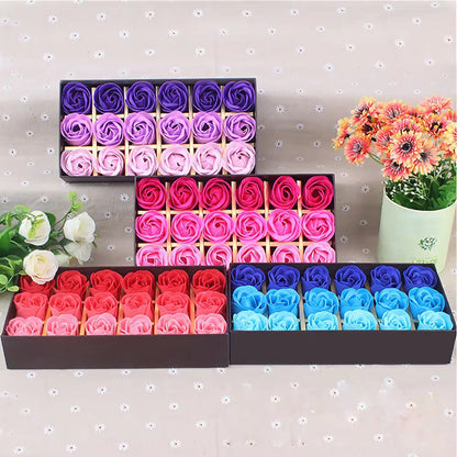 Rose Soap Set Gift Box