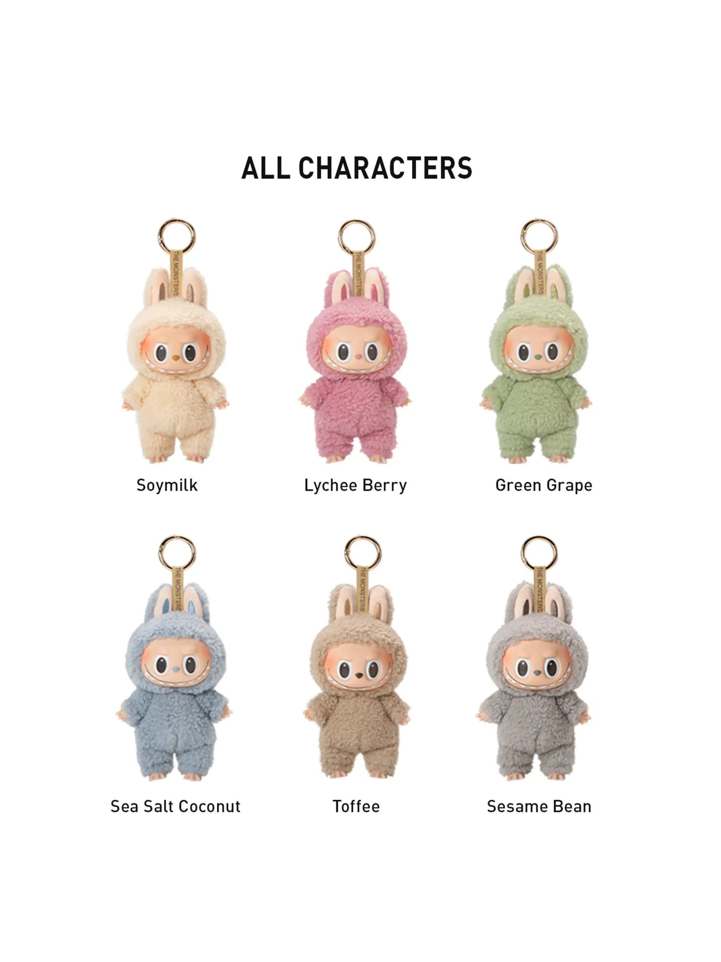 Labubu “Exciting Macaron” Blind Box Keychain Series