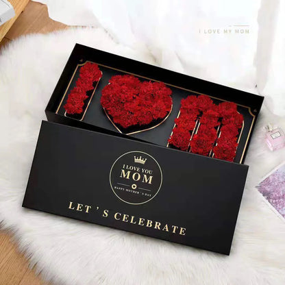 Deluxe Gift Box For MOM (Red Carnation)