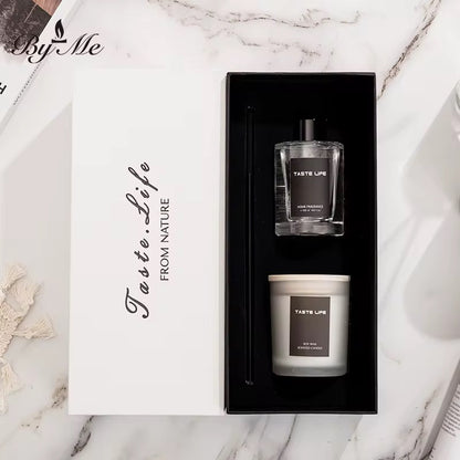 Taste Life Luxury Candle & Reed Diffuser Gift Set