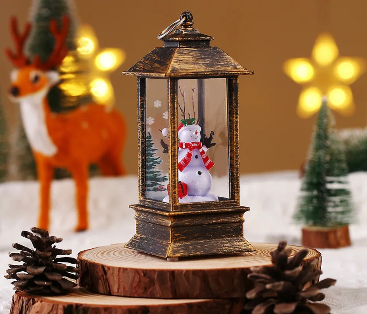 Christmas Home Santa Clause Lamp