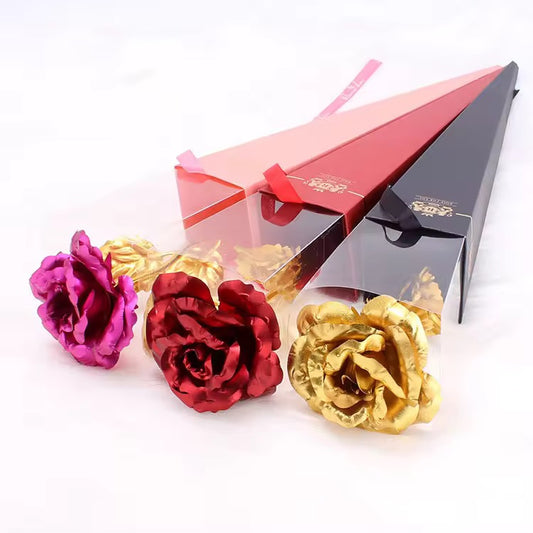 24K Gold Foil Rose