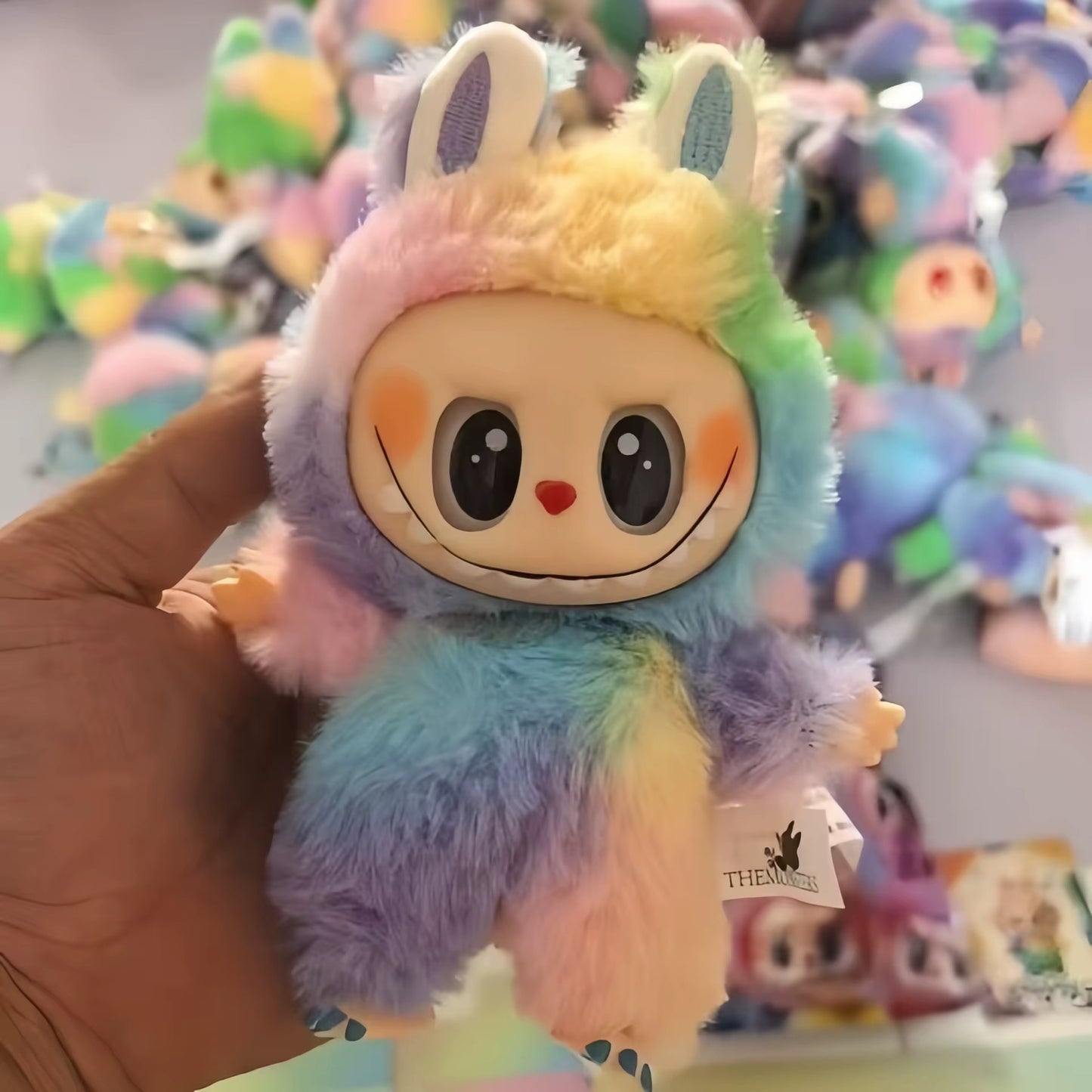 🌈 Labubu Rainbow Plush Doll