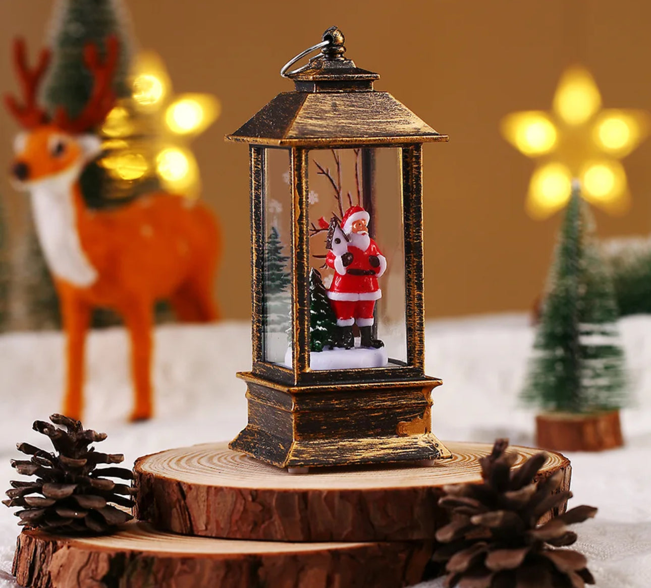 Christmas Home Santa Clause Lamp