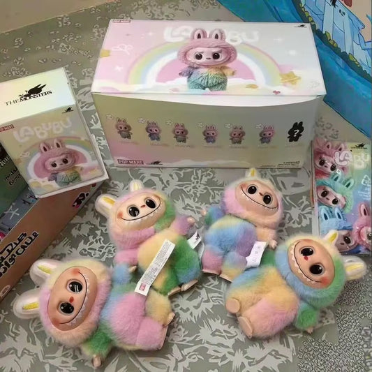 🌈 Labubu Rainbow Plush Doll