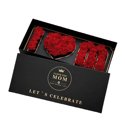 Deluxe Gift Box For MOM (Red Carnation)