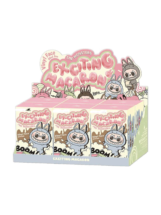 Labubu “Exciting Macaron” Blind Box Keychain Series