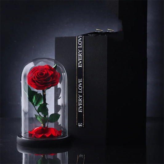 Eternal Love Rose in Glass Dome