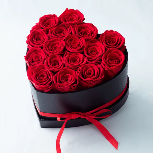 Heart Box - Premium Preserved Rose