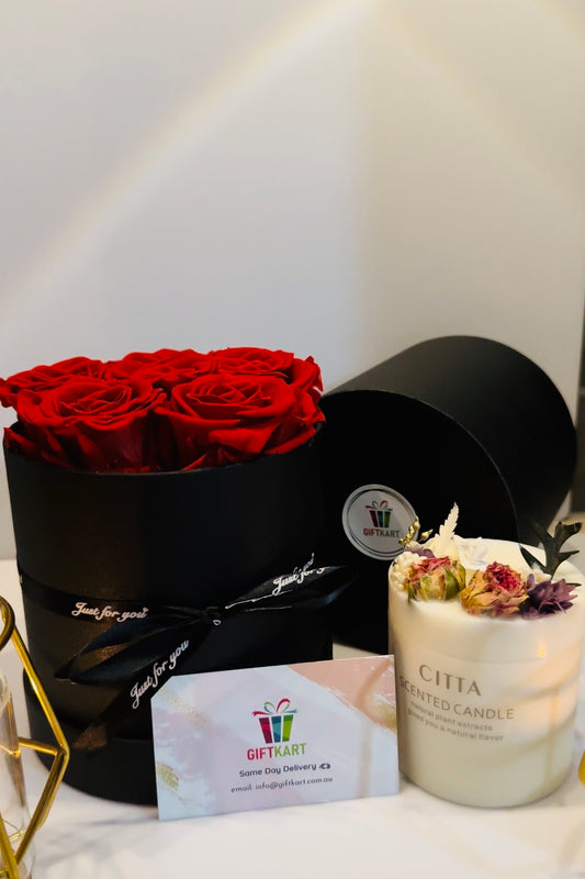 Roses in Black Box