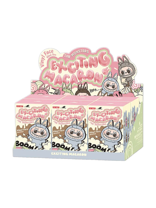 Labubu “Exciting Macaron” Blind Box Keychain Series