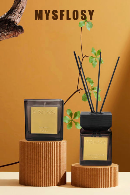 MYSFLOSY Luxury Candle & Reed Diffuser Gift Set