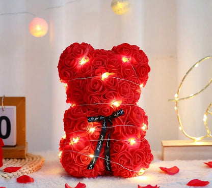 Rose Teddy With Lights And Box