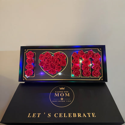 Deluxe Gift Box For Mom (Red Roses)