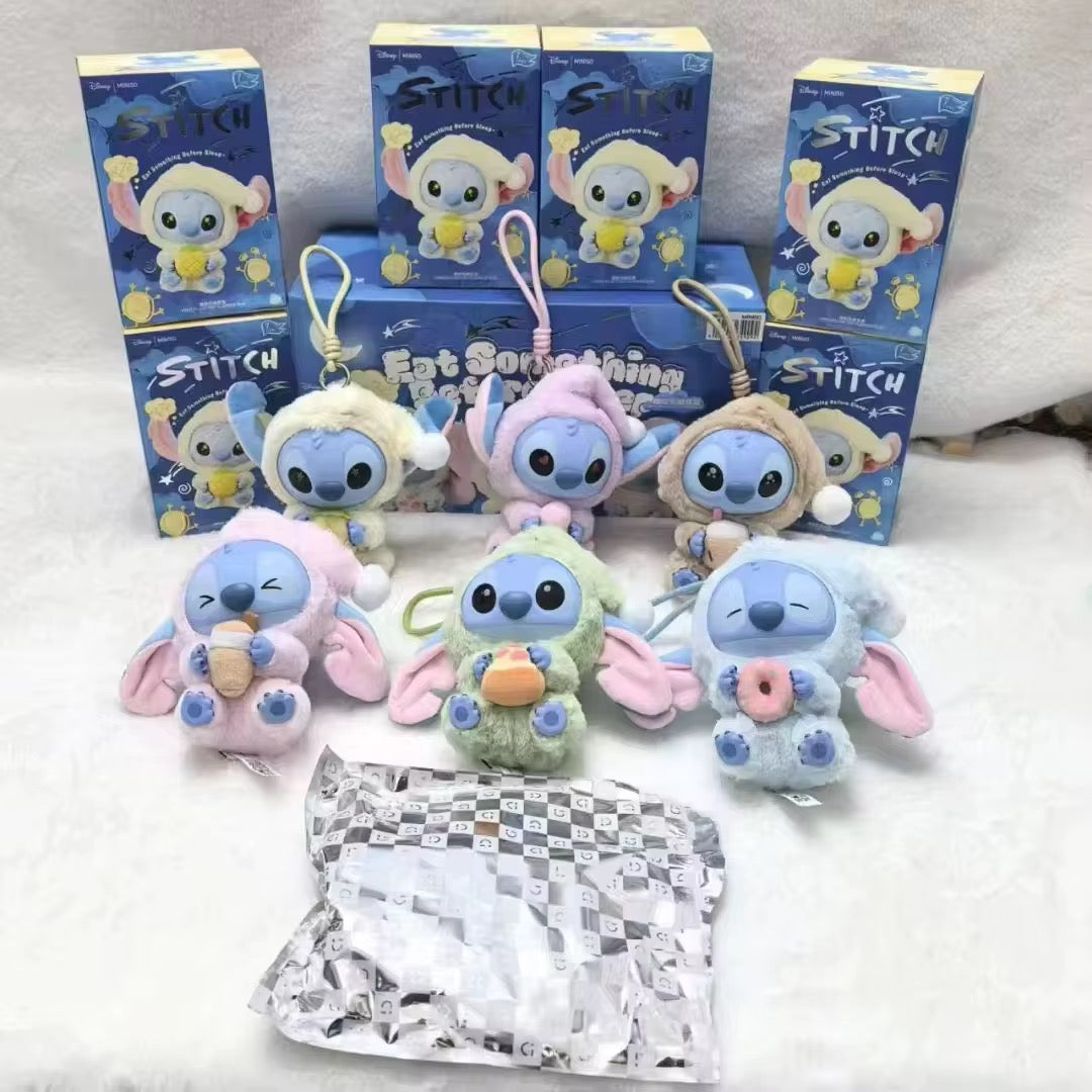 Stitch Blind Box Toy – Eat Something Before Sleep Edition