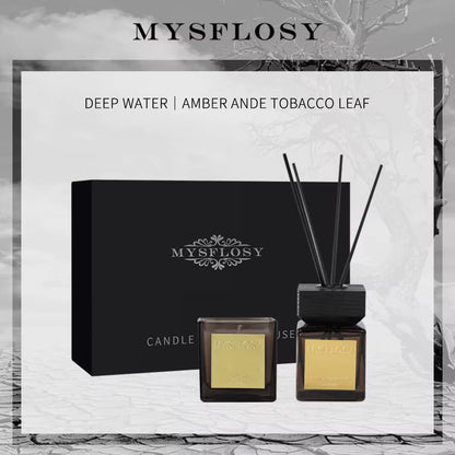 MYSFLOSY Luxury Candle & Reed Diffuser Gift Set