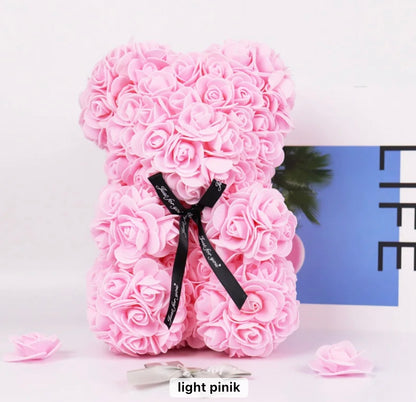 Rose Bear  with Deluxe Box