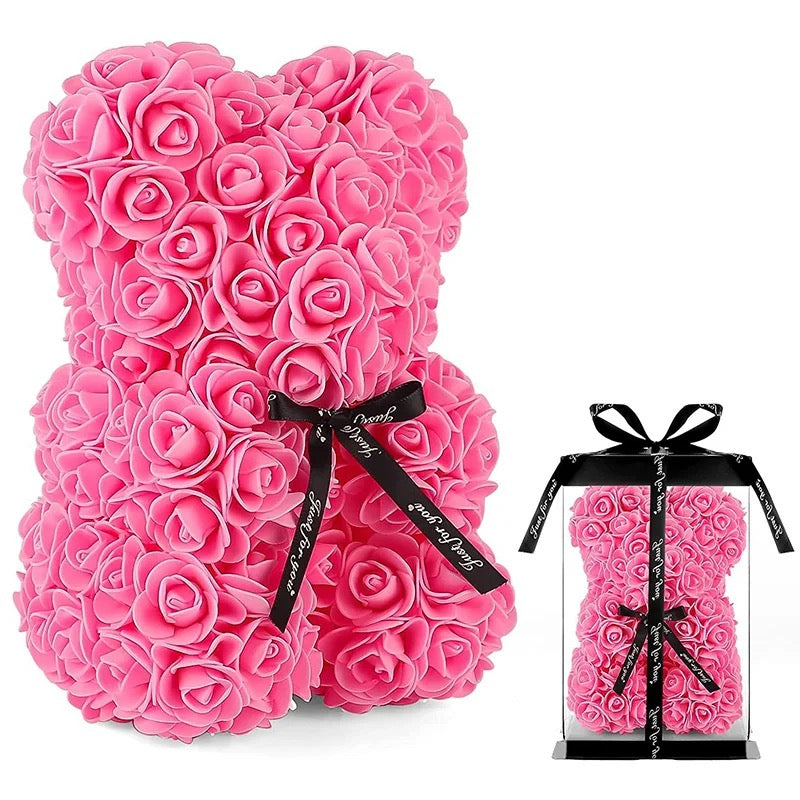 Rose Bear  with Deluxe Box