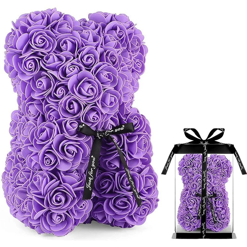 Rose Bear  with Deluxe Box