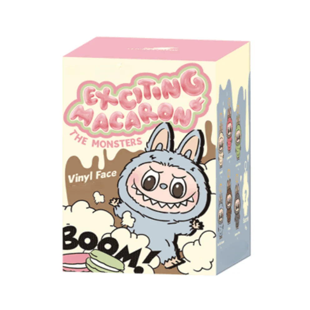 Labubu “Exciting Macaron” Blind Box Keychain Series
