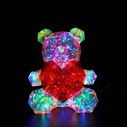 Holographic Rose  Teddy