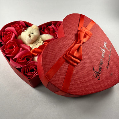 Romantic Heart-shaped Rose Gift Box