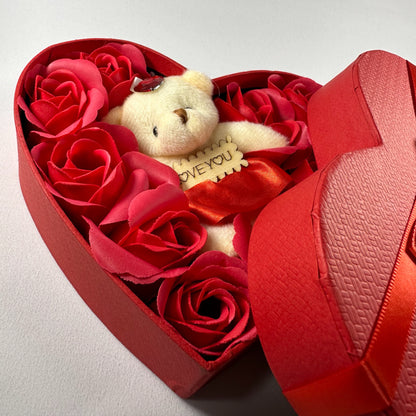 Romantic Heart-shaped Rose Gift Box